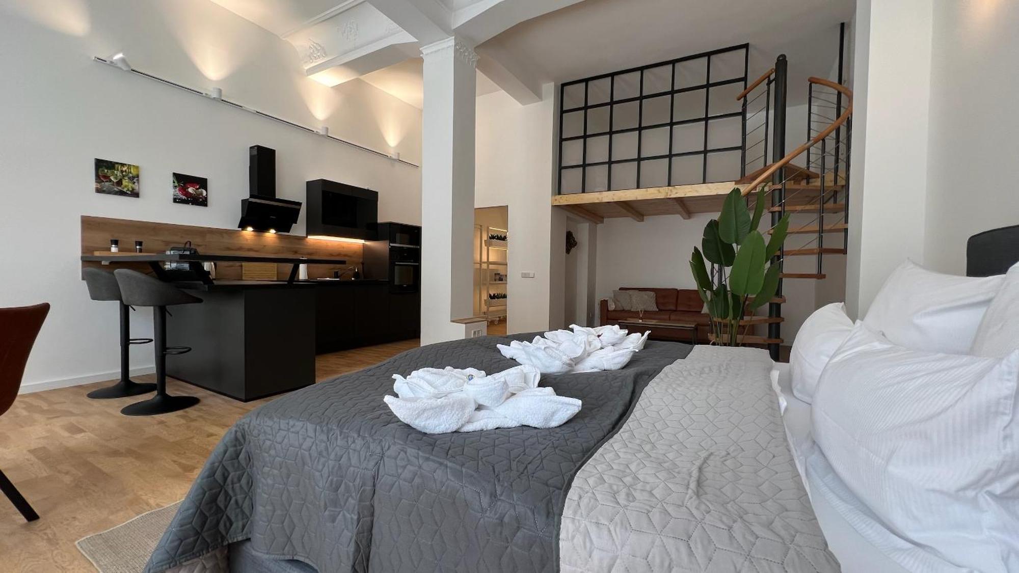 Neu! City-Loft-Apartment Im Goethe Palais I 5P I Lift I Parkplatz I Zentrum I Helios Aue  Buitenkant foto